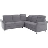 sit&more Ecksofa "Darwin L-Form", inklusive Federkern, wahlweise mit Kopfteilverstellung, Bettfunktion