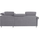 sit&more Ecksofa "Darwin L-Form", inklusive Federkern, wahlweise mit Kopfteilverstellung, Bettfunktion