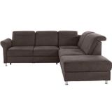 sit&more Ecksofa »Darwin L-Form«, inklusive Federkern, wahlweise mit Kopfteilverstellung, Bettfunktion