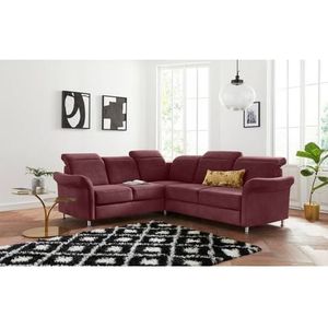 sit&more Ecksofa »Darwin L-Form«, inklusive Federkern, wahlweise mit Kopfteilverstellung, Bettfunktion