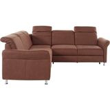 sit&more Ecksofa "Darwin L-Form", inklusive Federkern, wahlweise mit Kopfteilverstellung, Bettfunktion