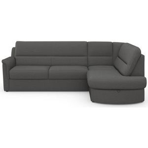 sit&more Ecksofa "Panini L-Form", wahlweise mit Bettfunktion und Bettkasten