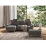 sit&more Ecksofa "Padua L-Form", inklusive Sitztiefenverstellung, Armteilfunktion und Federkern
