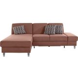 sit&more Ecksofa »Clio L-Form«, wahlweise mit Bettfunktion oder Vorziehsitz und Bettkasten, Federkern
