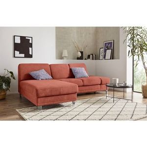 sit&more Ecksofa "Clio L-Form", wahlweise mit Bettfunktion oder Vorziehsitz und Bettkasten, Federkern
