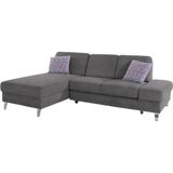 sit&more Ecksofa "Clio L-Form", wahlweise mit Bettfunktion oder Vorziehsitz und Bettkasten, Federkern