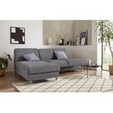 sit&more Ecksofa "Clio L-Form", wahlweise mit Bettfunktion oder Vorziehsitz und Bettkasten, Federkern