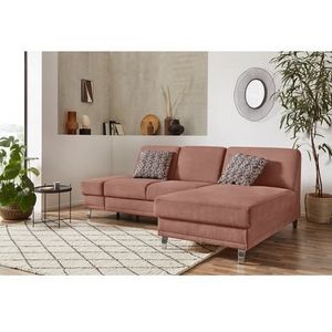 sit&more Ecksofa »Clio L-Form«, wahlweise mit Bettfunktion oder Vorziehsitz und Bettkasten, Federkern