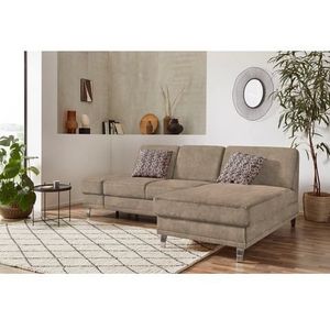 sit&more Ecksofa »Clio L-Form«, wahlweise mit Bettfunktion oder Vorziehsitz und Bettkasten, Federkern
