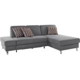 sit&more Ecksofa "Clio L-Form", wahlweise mit Bettfunktion oder Vorziehsitz und Bettkasten, Federkern