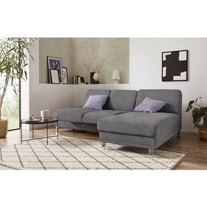 sit&more Ecksofa »Clio L-Form«, wahlweise mit Bettfunktion oder Vorziehsitz und Bettkasten, Federkern