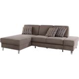 sit&more Ecksofa "Clio L-Form", wahlweise mit Bettfunktion oder Vorziehsitz und Bettkasten, Federkern