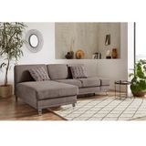 sit&more Ecksofa "Clio L-Form", wahlweise mit Bettfunktion oder Vorziehsitz und Bettkasten, Federkern
