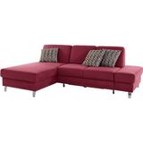 sit&more Ecksofa "Clio L-Form", wahlweise mit Bettfunktion oder Vorziehsitz und Bettkasten, Federkern