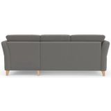 sit&more Ecksofa "Visby L-Form", Wahlweise mit Bettfunktion und Bettkasten, frei im Raum stellbar