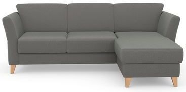sit&more Ecksofa "Visby L-Form", Wahlweise mit Bettfunktion und Bettkasten, frei im Raum stellbar
