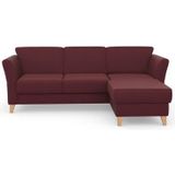 sit&more Ecksofa "Visby L-Form", Wahlweise mit Bettfunktion und Bettkasten, frei im Raum stellbar