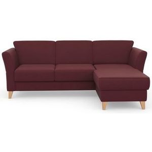 sit&more Ecksofa "Visby L-Form", Wahlweise mit Bettfunktion und Bettkasten, frei im Raum stellbar
