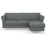 sit&more Ecksofa "Visby L-Form", wahlweise mit Bettfunktion und Bettkasten, frei im Raum stellbar