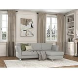 sit&more Ecksofa "Visby L-Form", wahlweise mit Bettfunktion und Bettkasten, frei im Raum stellbar