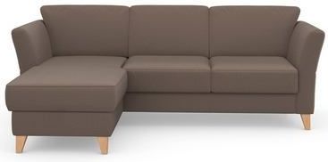 sit&more Ecksofa "Visby L-Form", Wahlweise mit Bettfunktion und Bettkasten, frei im Raum stellbar