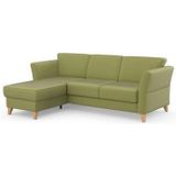 sit&more Ecksofa "Visby L-Form", Wahlweise mit Bettfunktion und Bettkasten, frei im Raum stellbar