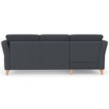 sit&more Ecksofa »Visby L-Form«, Wahlweise mit Bettfunktion und Bettkasten, frei im Raum stellbar