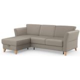 sit&more Ecksofa "Visby L-Form", Wahlweise mit Bettfunktion und Bettkasten, frei im Raum stellbar