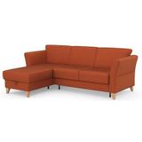sit&more Ecksofa »Visby L-Form«, Wahlweise mit Bettfunktion und Bettkasten, frei im Raum stellbar