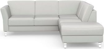 sit&more Ecksofa "Visby L-Form", Wahlweise mit Bettfunktion und Stauraum, frei im Raum stellbar