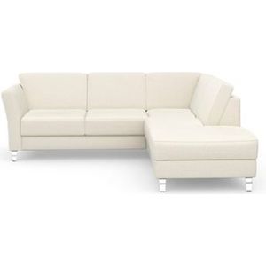 sit&more Ecksofa "Visby L-Form", Wahlweise mit Bettfunktion und Stauraum, frei im Raum stellbar
