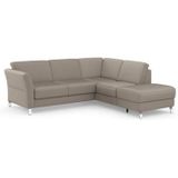 sit&more Ecksofa "Visby L-Form", Wahlweise mit Bettfunktion und Stauraum, frei im Raum stellbar
