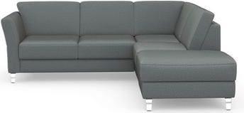 sit&more Ecksofa "Visby L-Form", Wahlweise mit Bettfunktion und Stauraum, frei im Raum stellbar
