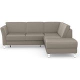 sit&more Ecksofa "Visby L-Form", Wahlweise mit Bettfunktion und Stauraum, frei im Raum stellbar