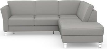 sit&more Ecksofa "Visby L-Form", Wahlweise mit Bettfunktion und Stauraum, frei im Raum stellbar