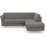 sit&more Ecksofa "Visby L-Form", Wahlweise mit Bettfunktion und Stauraum, frei im Raum stellbar