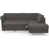 sit&more Ecksofa "Visby L-Form", Wahlweise mit Bettfunktion und Stauraum, frei im Raum stellbar