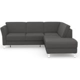 sit&more Ecksofa "Visby L-Form", Wahlweise mit Bettfunktion und Stauraum, frei im Raum stellbar