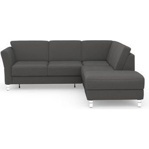 sit&more Ecksofa »Visby L-Form«, Wahlweise mit Bettfunktion und Stauraum, frei im Raum stellbar