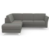 sit&more Ecksofa "Visby L-Form", Wahlweise mit Bettfunktion und Stauraum, frei im Raum stellbar