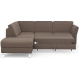 sit&more Ecksofa "Visby L-Form", Wahlweise mit Bettfunktion und Stauraum, frei im Raum stellbar