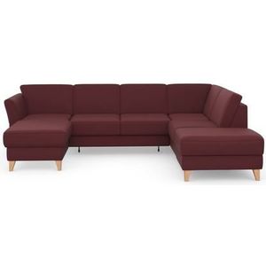 sit&more Wohnlandschaft »Visby U-Form«, wahlweise mit Bettfunktion und Stauraum, frei im Raum stellbar