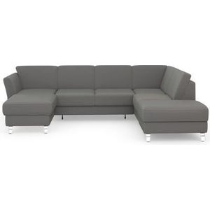 sit&more Wohnlandschaft »Visby U-Form«, Wahlweise mit Bettfunktion und Stauraum, frei im Raum stellbar