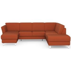 sit&more Wohnlandschaft »Visby U-Form«, Wahlweise mit Bettfunktion und Stauraum, frei im Raum stellbar