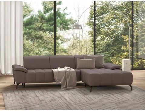 sit&more Ecksofa "Cool L-Form", wahlweise mit Kopfteilverstellung und Vorziehsitz, motorisch
