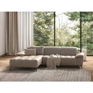 sit&more Ecksofa »Cool L-Form«, wahlweise mit Kopfteilverstellung und Vorziehsitz, motorisch