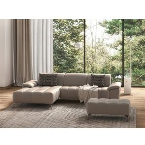 sit&more Ecksofa "Cool L-Form", wahlweise mit Kopfteilverstellung und Vorziehsitz, motorisch