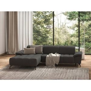 sit&more Hoekbank Cool L-vorm naar keuze met verstelbare hoofdsteun en uittrekzitting, motorisch