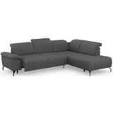 sit&more Ecksofa "Cool L-Form", wahlweise mit Kopfteilverstellung und Vorziehsitz motorisch