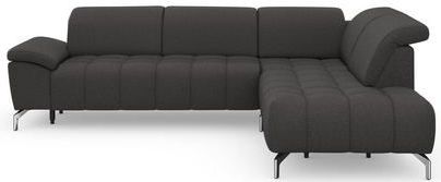 sit&more Ecksofa »Cool L-Form«, wahlweise mit Kopfteilverstellung und Vorziehsitz, motorisch